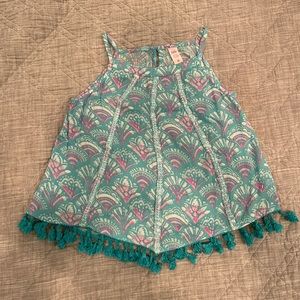 Teal justice children’s tank top